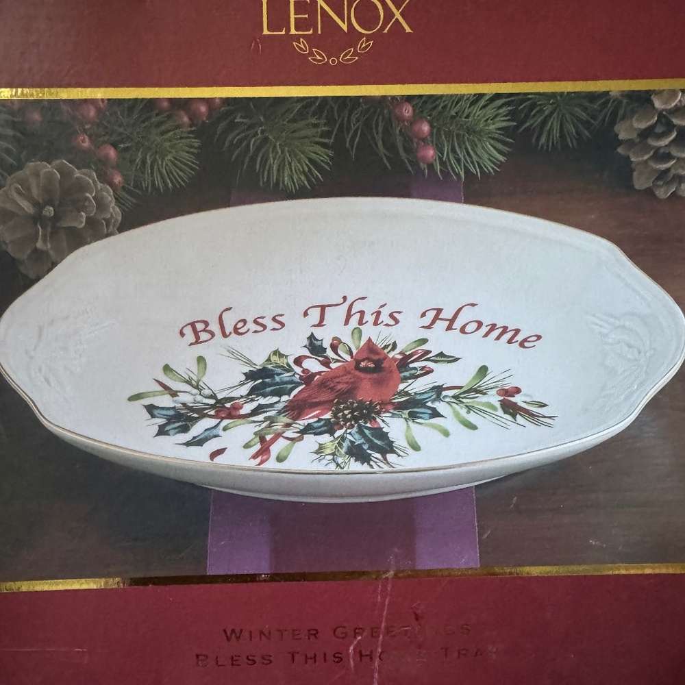 NEW Lenox, Blessings Dish for Holiday, NIB